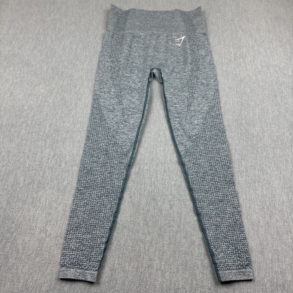 Gymshark Leggings Women Small Green Vital Seamless Yoga Gym Pant Training Active